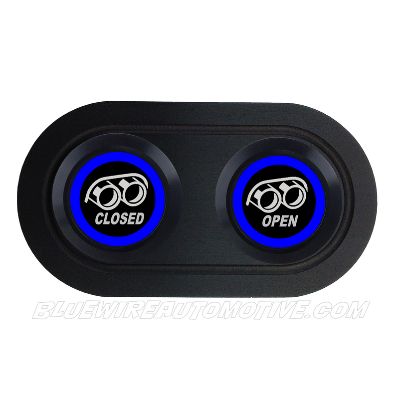 DELUXE BLACK SERIES BILLET EXHAUST OPEN/CLOSE SWITCH-BLUE| Bluewire ...