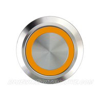 
              SILVER SERIES BILLET BUTTON-LATCHING/MOMENTARY-19mm-BLANK
            