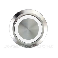 
              SILVER SERIES BILLET BUTTON-LATCHING/MOMENTARY-19mm-BLANK
            