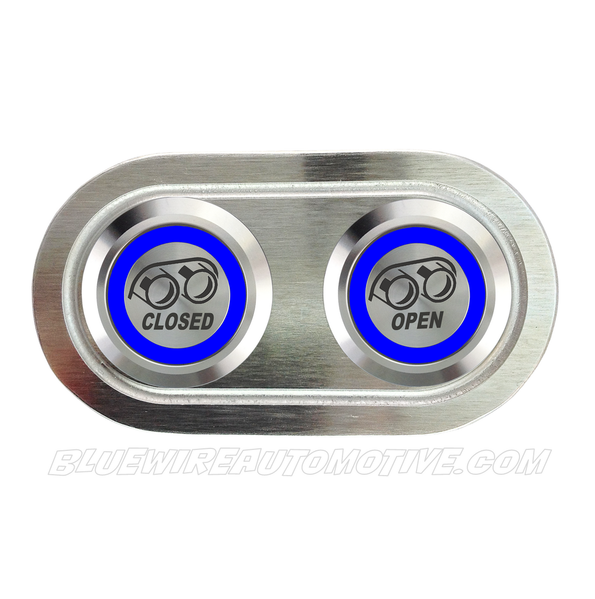 DELUXE SILVER SERIES BILLET EXHAUST OPEN/CLOSE SWITCH-BLUE| Bluewire ...