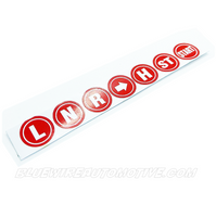 
              7 ASSORTED STEERING WHEEL SWITCH PLATE ROUND LABEL STICKERS - BWABSW0026
            
