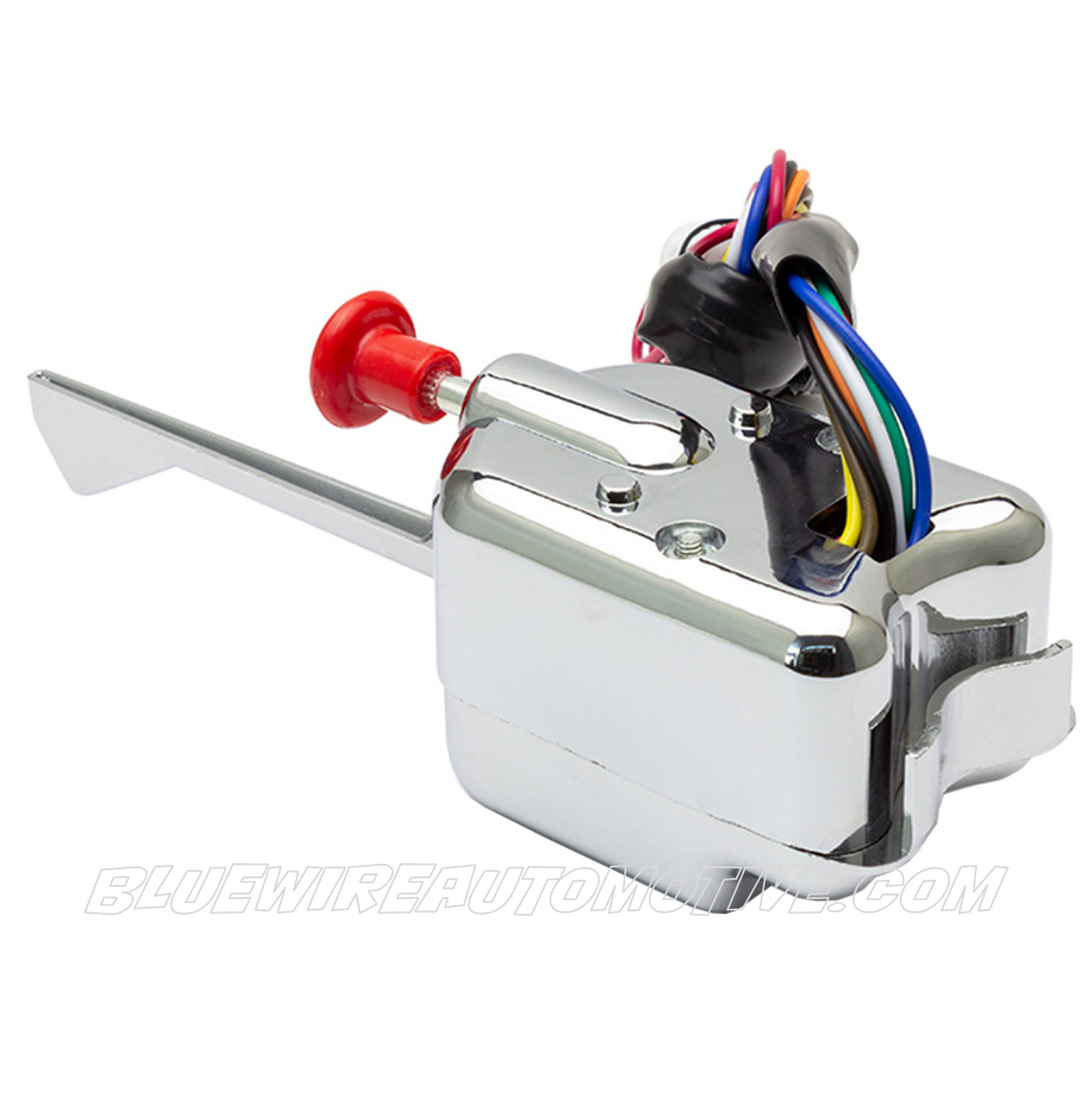 UNIVERSAL CHROME COLUMN MOUNT TURN SIGNAL STALK 12V-BWA64920C| Bluewire ...