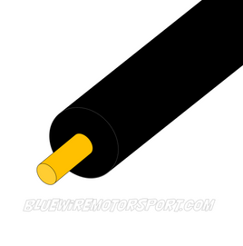 BLACK SINGLE CORE WIRE - 30mtrs - 3mm - 4mm - 5mm