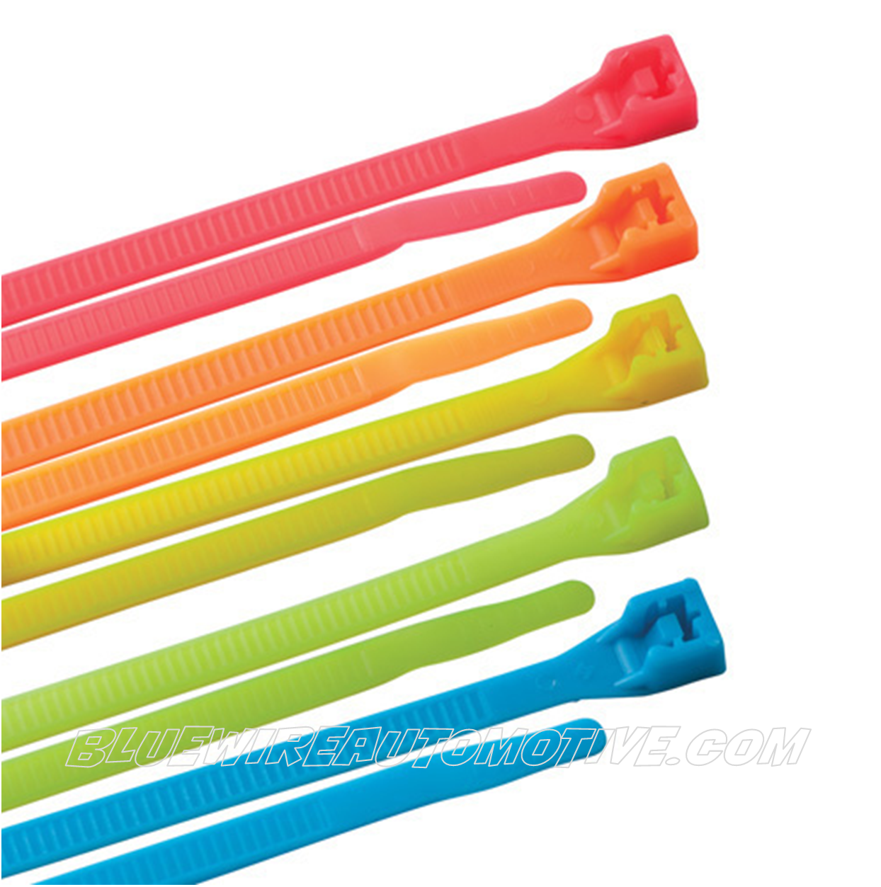 TRADE QUALITY NYLON CABLE TIES - BLUE - 100pack