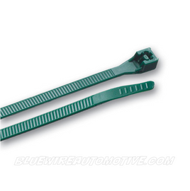TRADE QUALITY NYLON CABLE TIES - GREEN - 100pack
