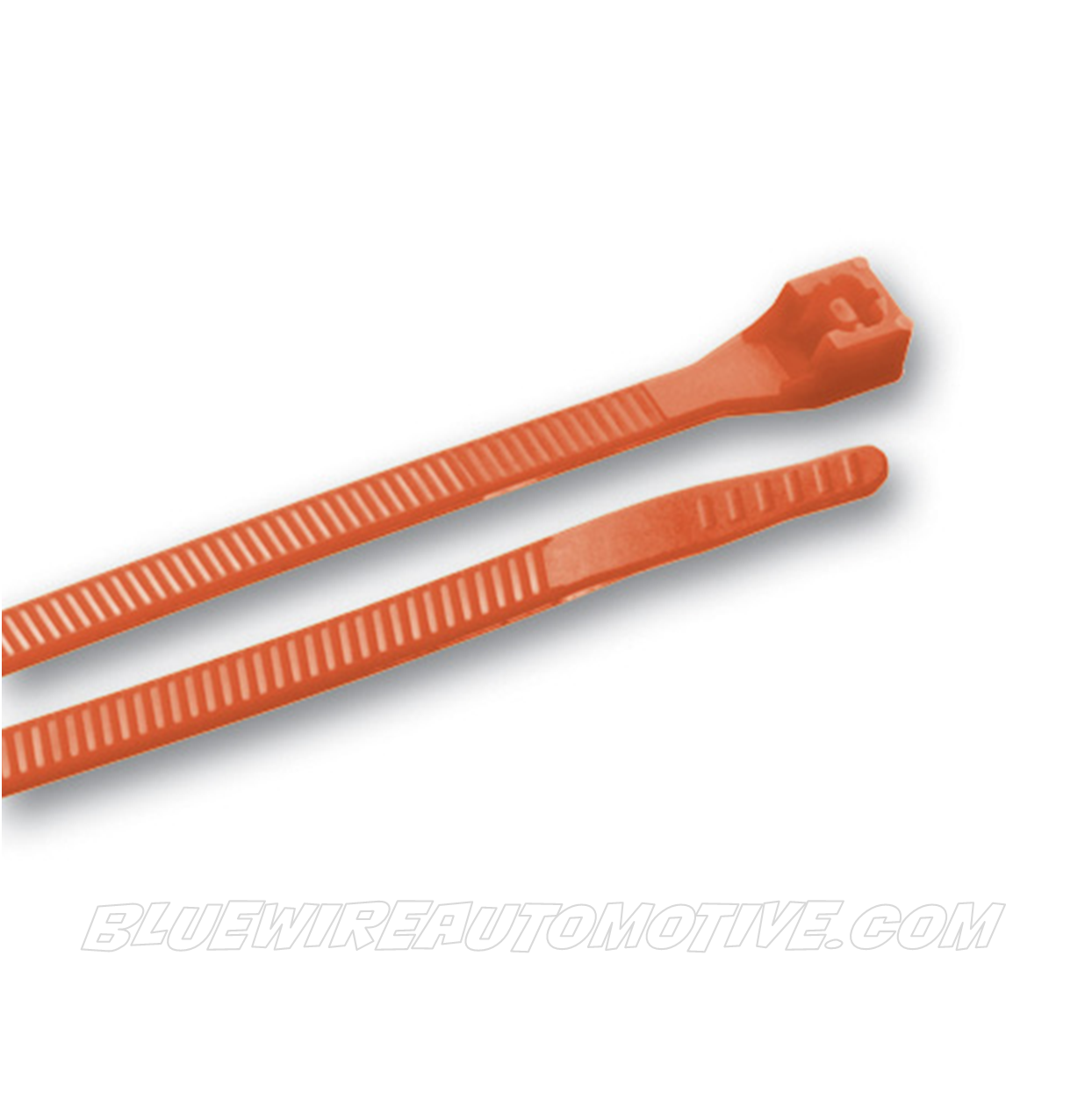 TRADE QUALITY NYLON CABLE TIES - ORANGE - 100pack