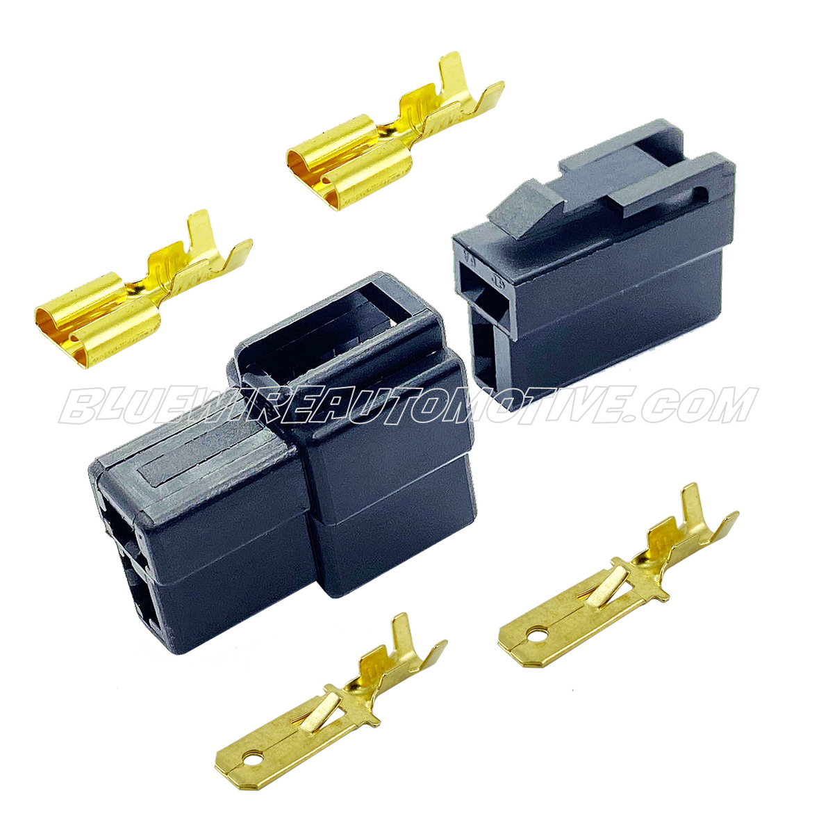 BLACK 20AMP DASHBOARD WIRE CONNECTOR -2pin| Bluewire Automotive