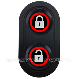 DELUXE BLACK SERIES BILLET CENTRAL LOCKING SWITCH-RED