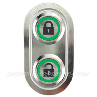 
              DELUXE SILVER SERIES BILLET CENTRAL LOCKING SWITCH-GREEN
            