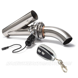 UNIVERSAL SINGLE 2.5 INCH EXHAUST CUTOUT-E TYPE-REMOTE CONTROLED-BWAKY25R