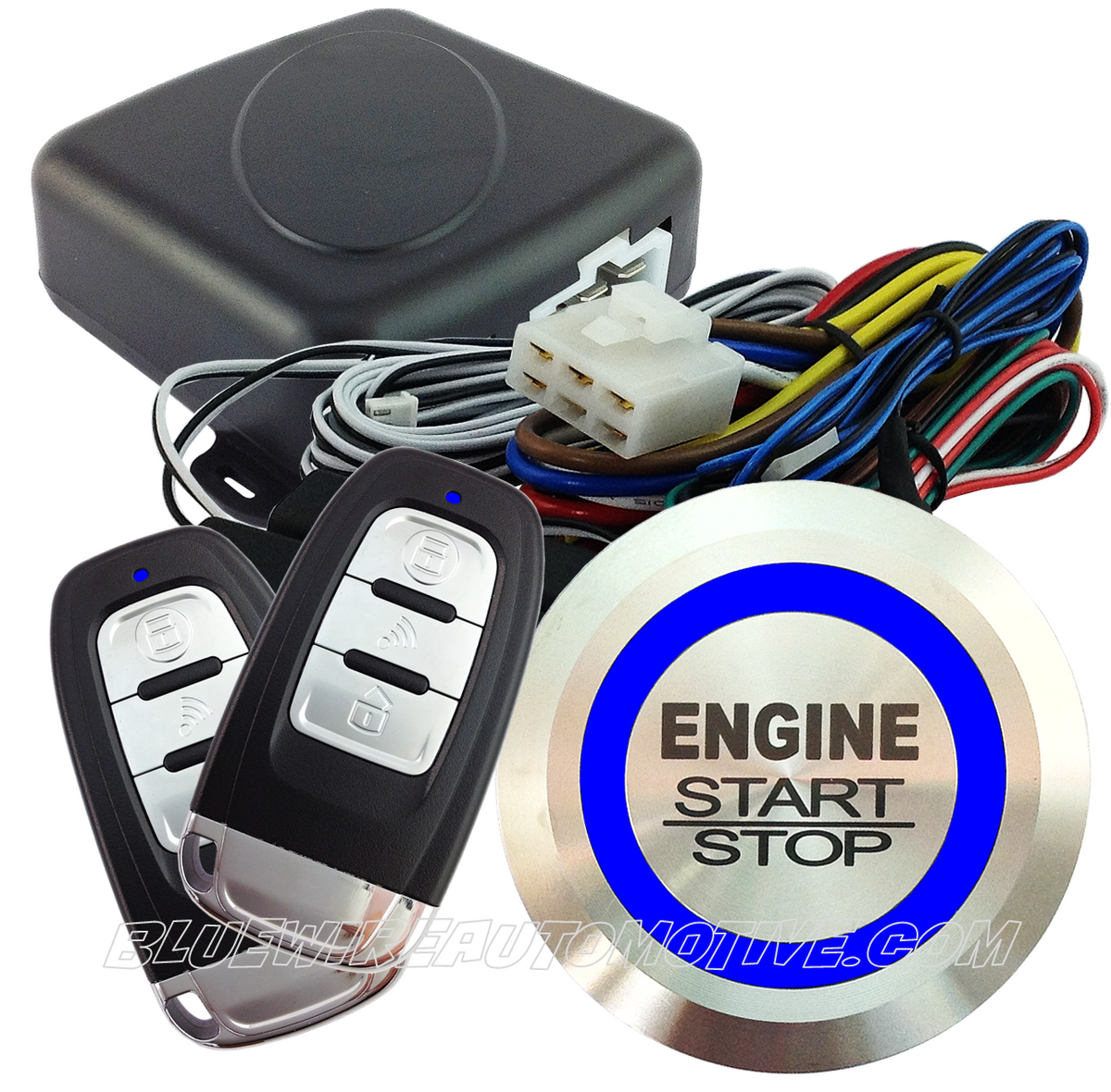 30MM SS BILLET ENGINE START/STOP RFI DASH SYSTEM FOR REMOTE CENTRAL LO ...
