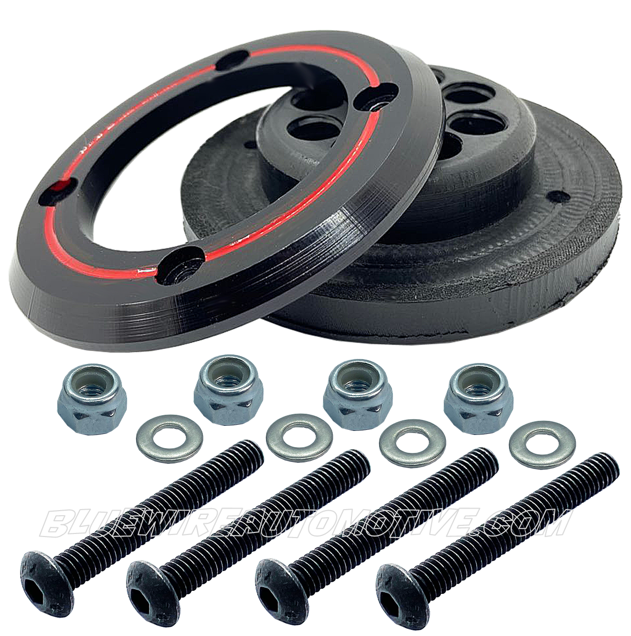 V8 REDBACK SERIES FIREWALL PORT SPARK PLUG LEAD SEPARATOR COIL GROMMET- BWAFWP05-RB8