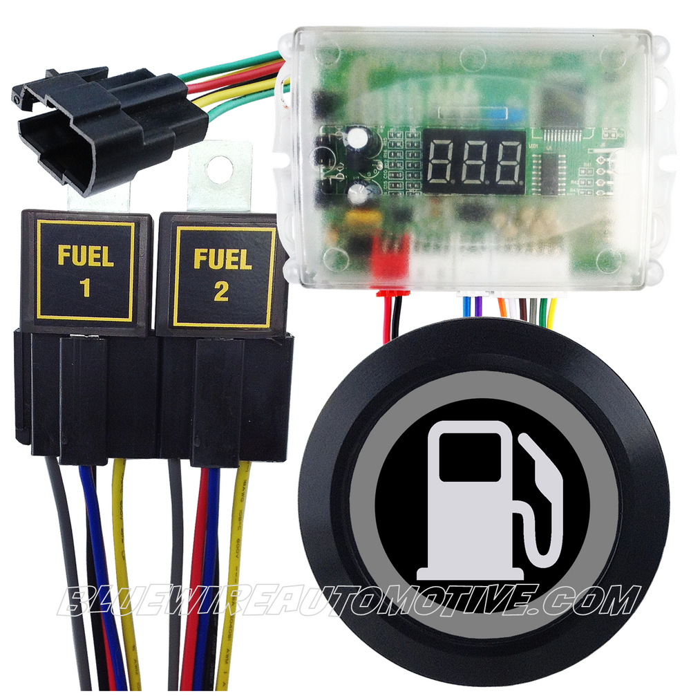 Fuel Pump Control System BLACK SERIES DUAL SWITCH CONTROL FUEL PUMP KIT| Bluewire Automotive