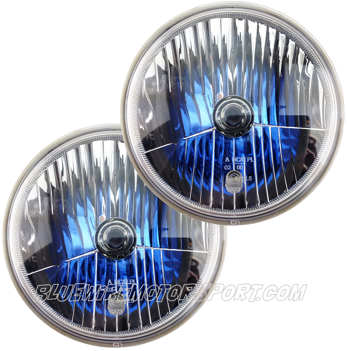 CRYSTAL LENS HEADLIGHTS7"inchH4 "ADR APPROVED" BWA72002 Bluewire Automotive