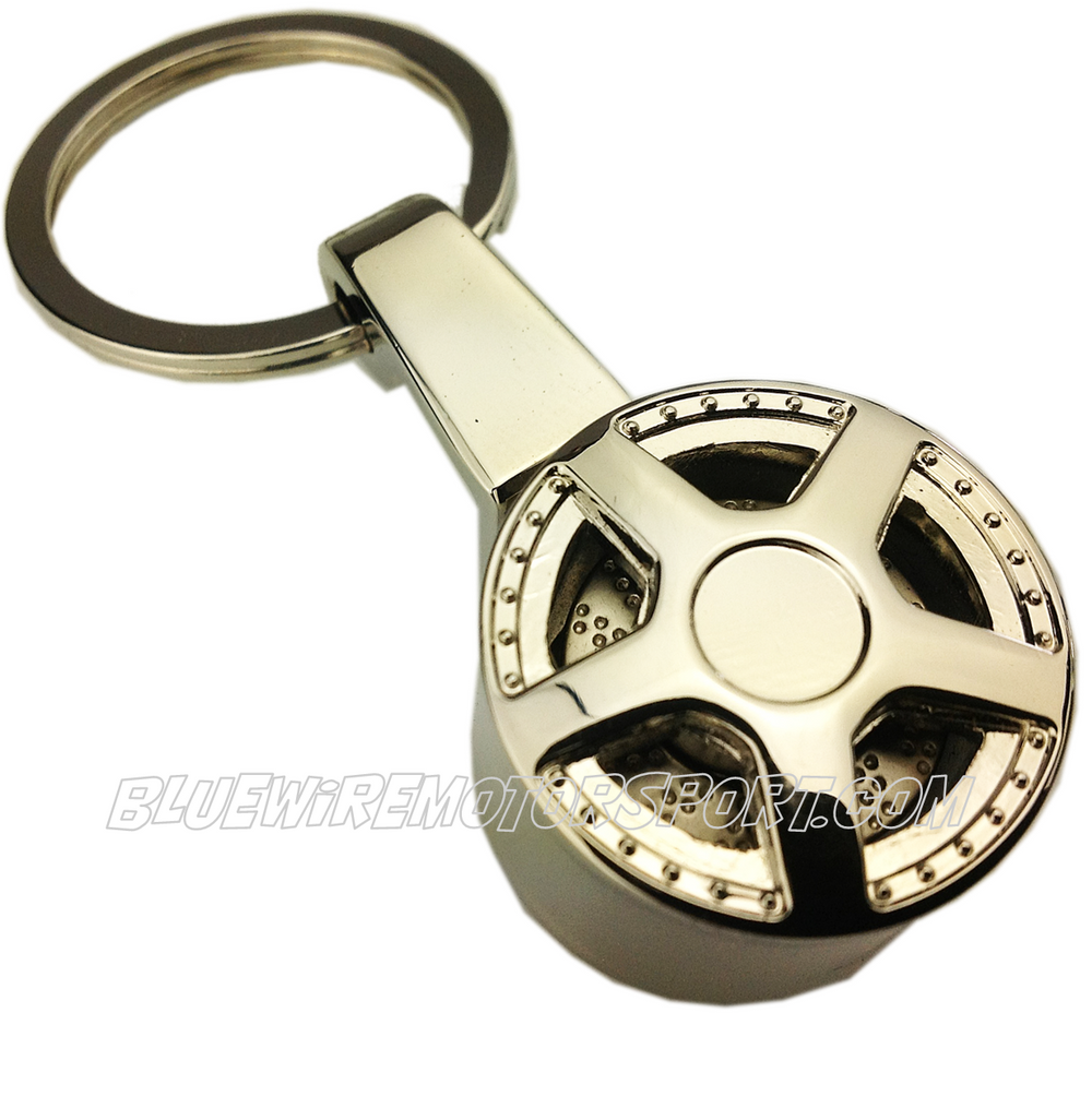 SPINNING WHEEL RIM KEYCHAIN| Bluewire Automotive