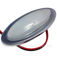 
              SILVER BILLET INTERIOR WHITE FROSTED DOME / DOOR LIGHT-BWABWDL
            