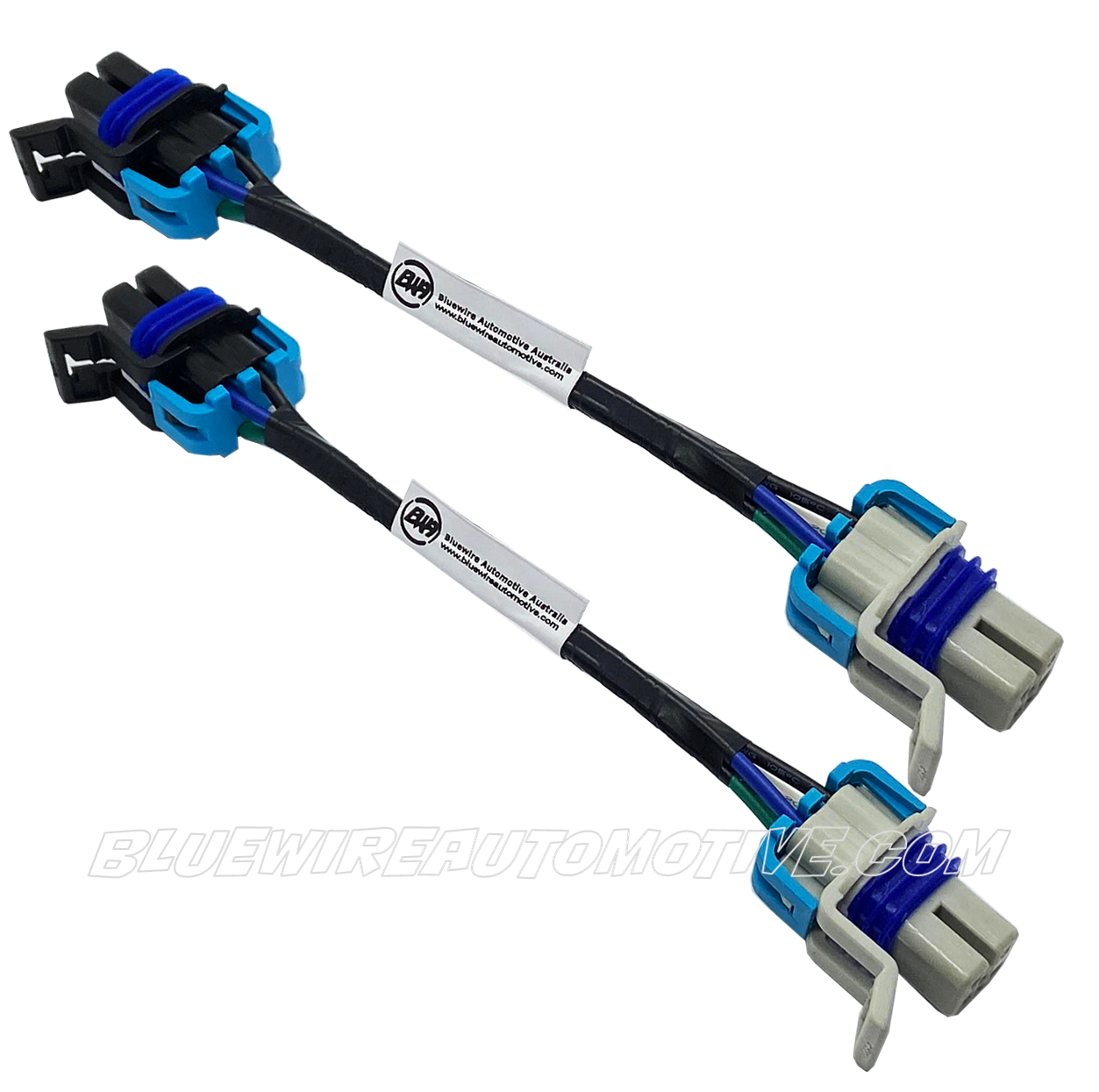PAIR-1 SLOT FEMALE TO 2 SLOT FEMALE CONNECTION EARLY SQUARE OXYGEN O2 SENSOR ADAPTER HARNESS-BWAP0209