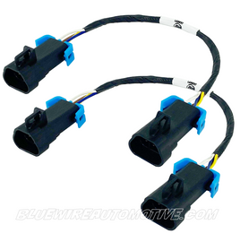 PAIR-LS2-LS3-LS7-LSA MALE TO MALE CONNECTION CURRENT OXYGEN O2 SENSOR ADAPTER HARNESS