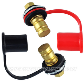INSULATED REMOTE BATTERY JUMPER POST RED & BLACK - BWAB0010-RB