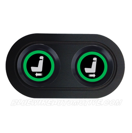 DELUXE BLACK SERIES ELECTRIC SEAT SWITCH-2-GREEN