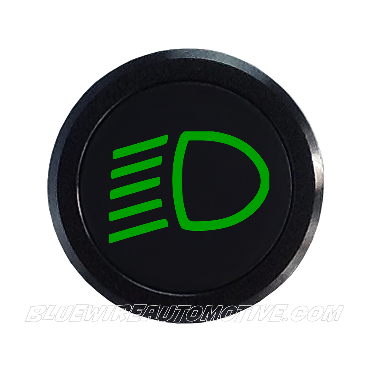 BLACK SERIES PILOT LIGHT SIGNAL-LOW BEAM-GREEN-14mm| Bluewire Automotive