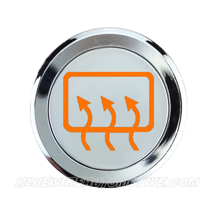 SILVER SERIES PILOT LIGHT SIGNAL-REAR DEMISTER-AMBER-14mm