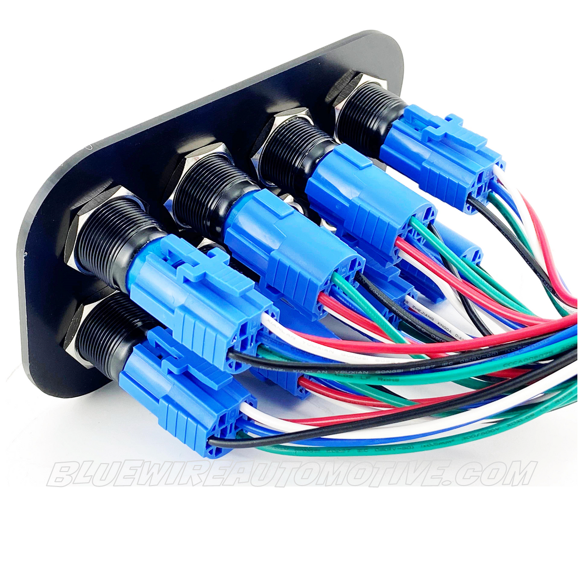 HORIZONTAL DELUXE BLACK SERIES BILLET POWER WINDOW UP/DOWN SWITCH-4D-G ...