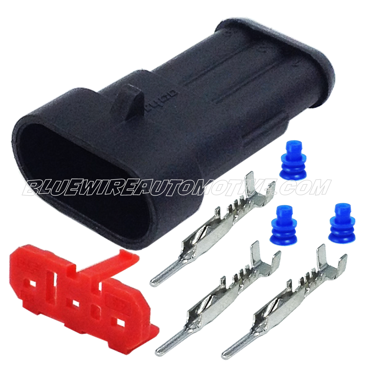 DELPHI CRANK/CAM SENSOR MALE CONNECTOR PLUG-3pin-BWAP0055
