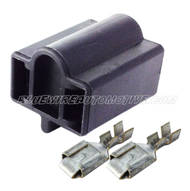 DELPHI PACKARD H1 HEADLIGHT CONNECTOR SOCKET-2PN-BWAP0120