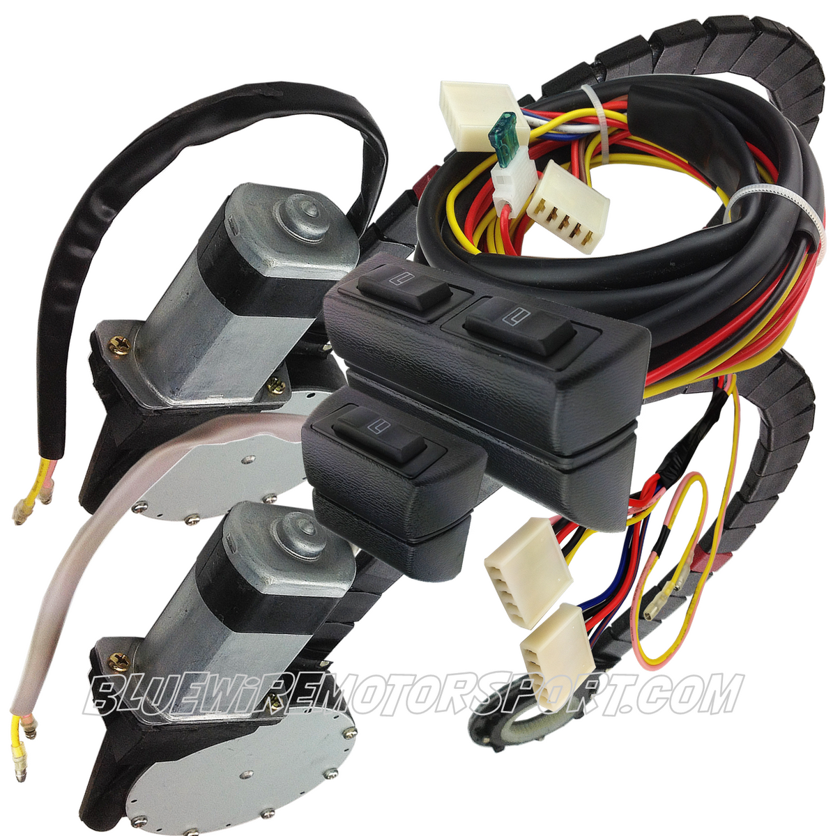 Universal Power Window Control Module UNIVERSAL CURVED GLASS POWER WINDOW KIT+3 SWITCH WIRE HARNESS-2D-BWAPW ...