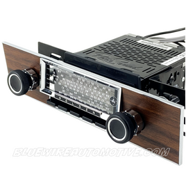 HOLDEN HK MONARO/PREM RETRO DAB RADIO-BLACKWOOD FACE-BWARSRKTGBW