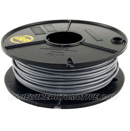 GREY 3mm SINGLE CORE WIRE 10amp - 2mtr-5mtrs-10mtrs-30mtrs