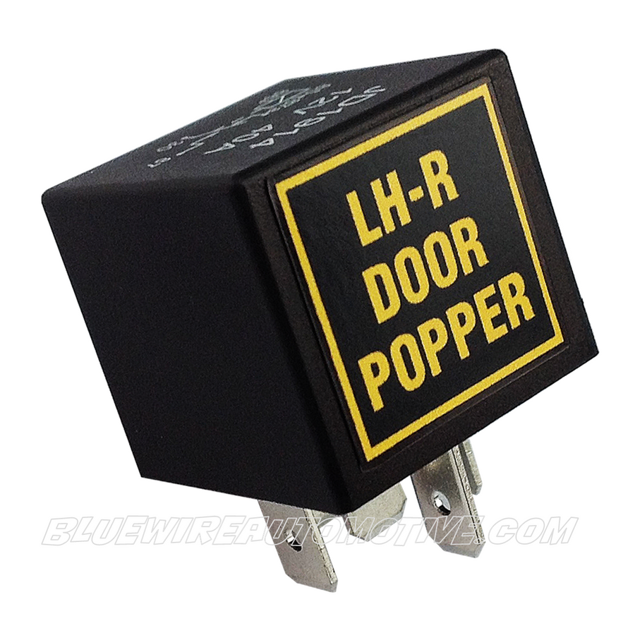 DELUXE 4 DOOR POPPER RELAY SWITCH KIT- 50amp| Bluewire Automotive