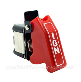 IGNITION MISSILE FLIP SWITCH-RED ON/OFF - BWASW0502IGN