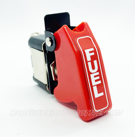 FUEL PUMP MISSILE FLIP SWITCH-RED ON/OFF - BWASW0502FL