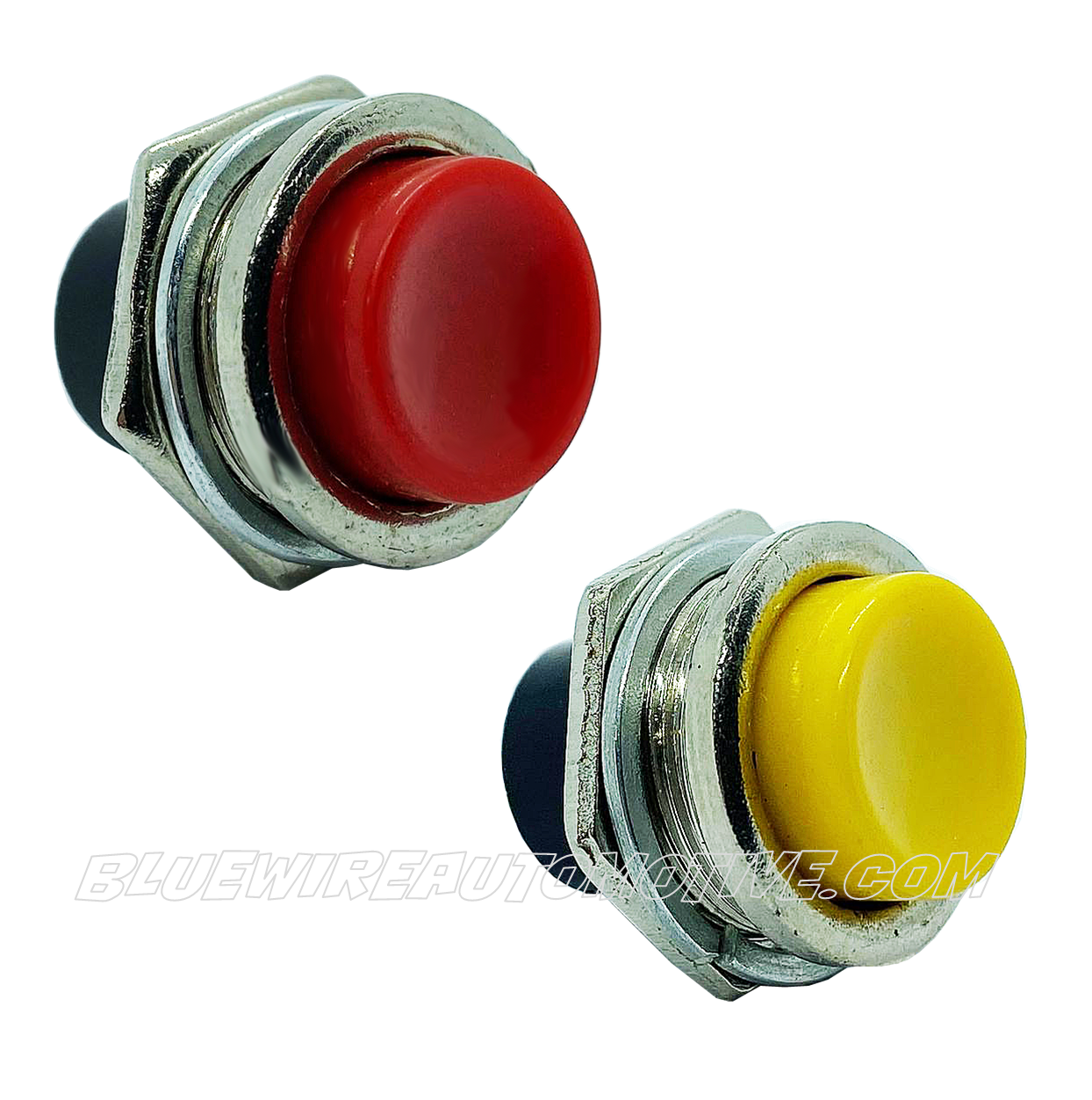 16mm STEERING WHEEL MOMENTARY SWITCH CHROME BESSEL BUTTON - BWA3000 BWA3001