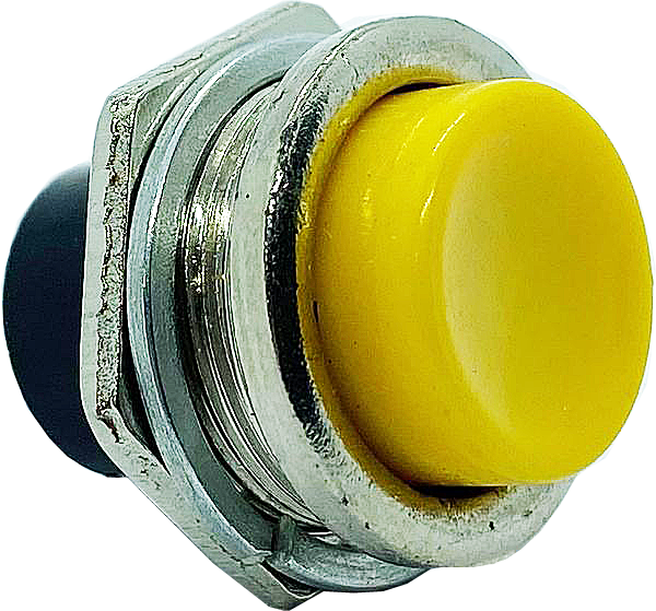16mm STEERING WHEEL MOMENTARY SWITCH CHROME BESSEL BUTTON - BWA3000 BWA3001