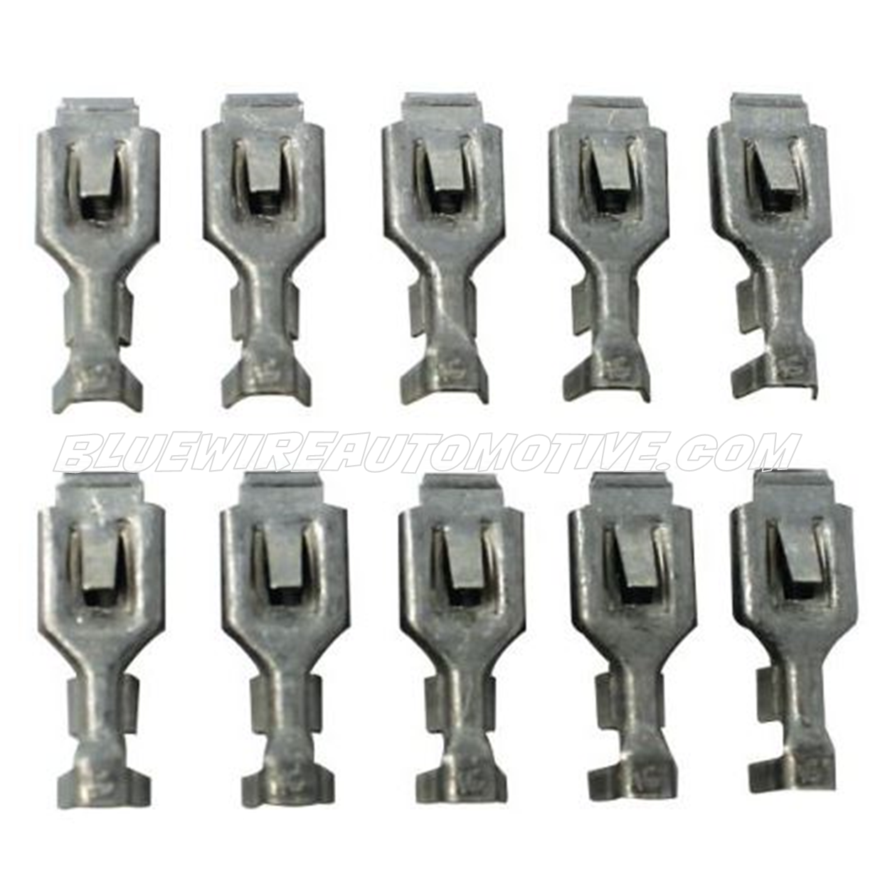 10 x FEMALE UNINSULATED SLIDE LOCKING WIRE TERMINAL-56 SERIES-BWA500095