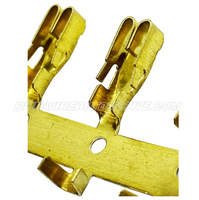 
              10 x LINKED BRASS UNINSULATED FEMALE FUSE BOX TERMINALS 25mm x 5mm - BWA00470
            