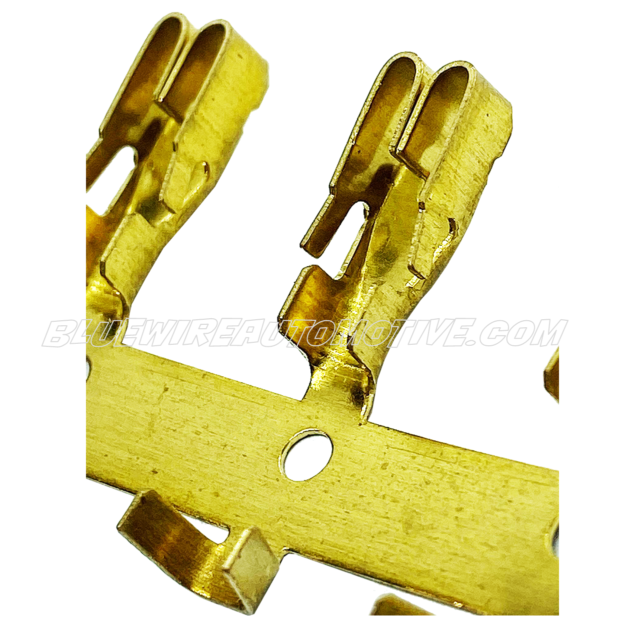 10 x LINKED BRASS UNINSULATED FEMALE FUSE BOX TERMINALS 25mm x 5mm-BWA00470