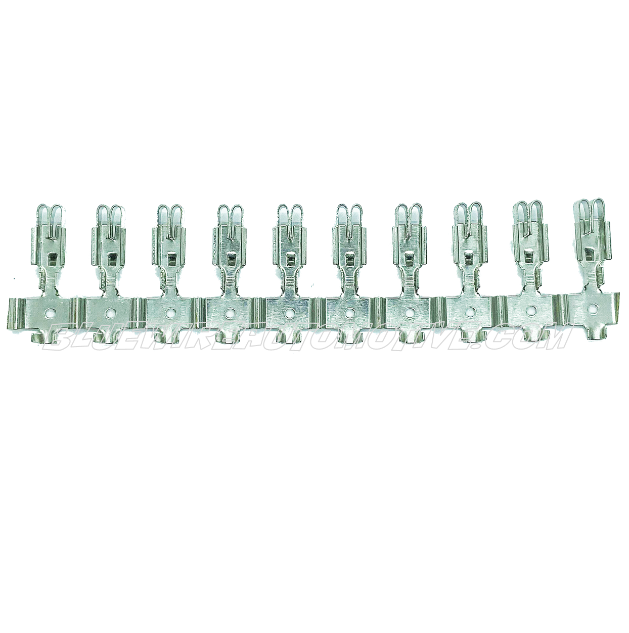 10 x LINKED UNINSULATED FEMALE FUSE BOX TERMINALS-30mmx6mm