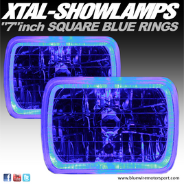 XTAL-SHOWLAMPS COLOURED - BLUE (7inch Square)