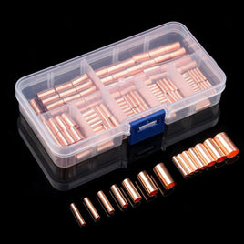 COPPER SLEEVE BUTT SOLDER CRIMPING CABLE WIRE CONNECTOR TERMINALS - 250pcs